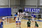 Volleyball vs Babson  Wheaton Women's Volleyball vs Babson College. - Photo by Keith Nordstrom : Wheaton, Volleyball, VB